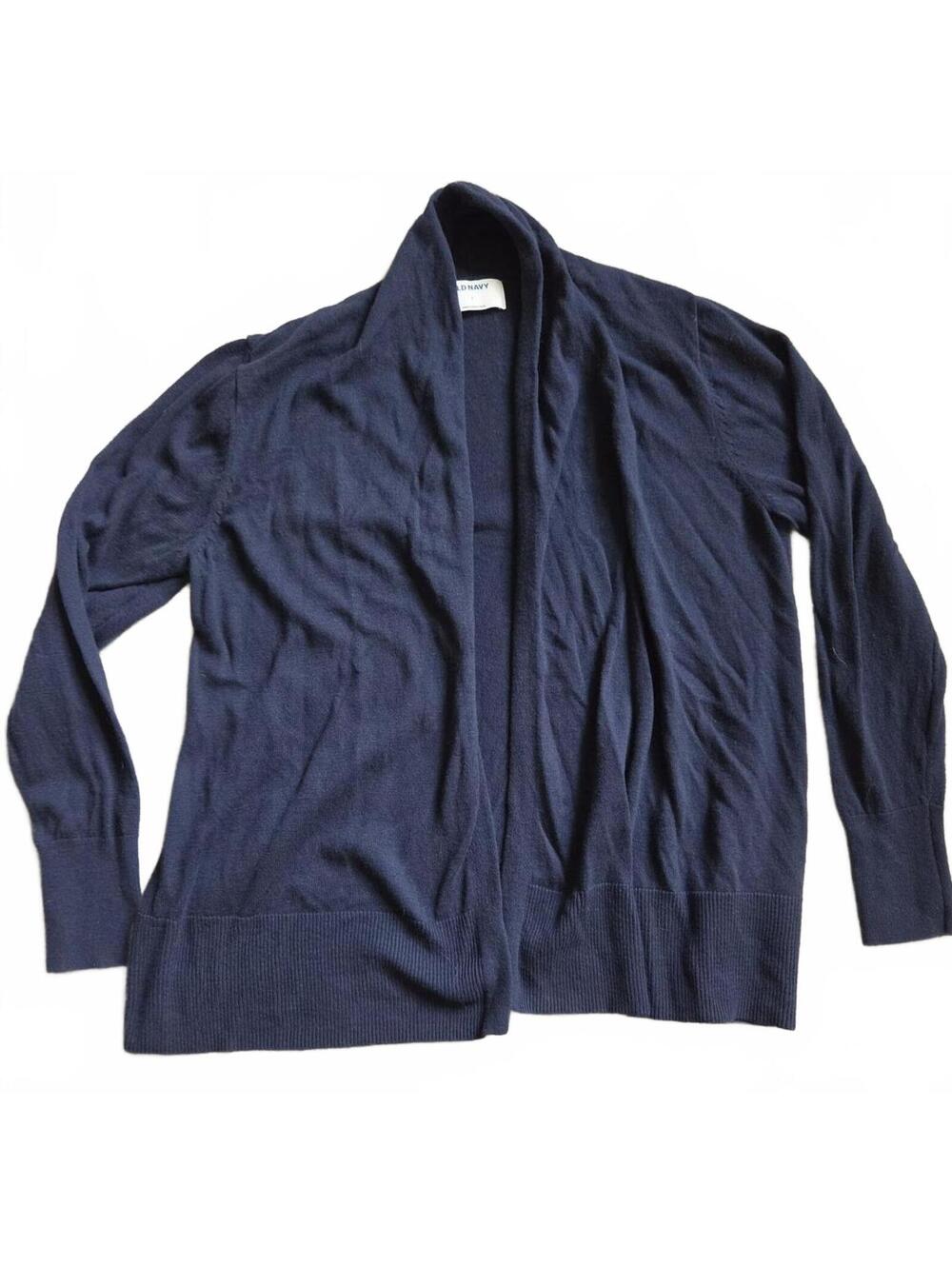 Old Navy Navy Blue Open Front Cardigan Sweater Large